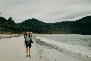 At VSA we support work-life balance - Our head nurse Sarah using her time off to trek along one of NZ beautiful beach reserves. Move your vet career to VSA and you too could enjoy down time like this!